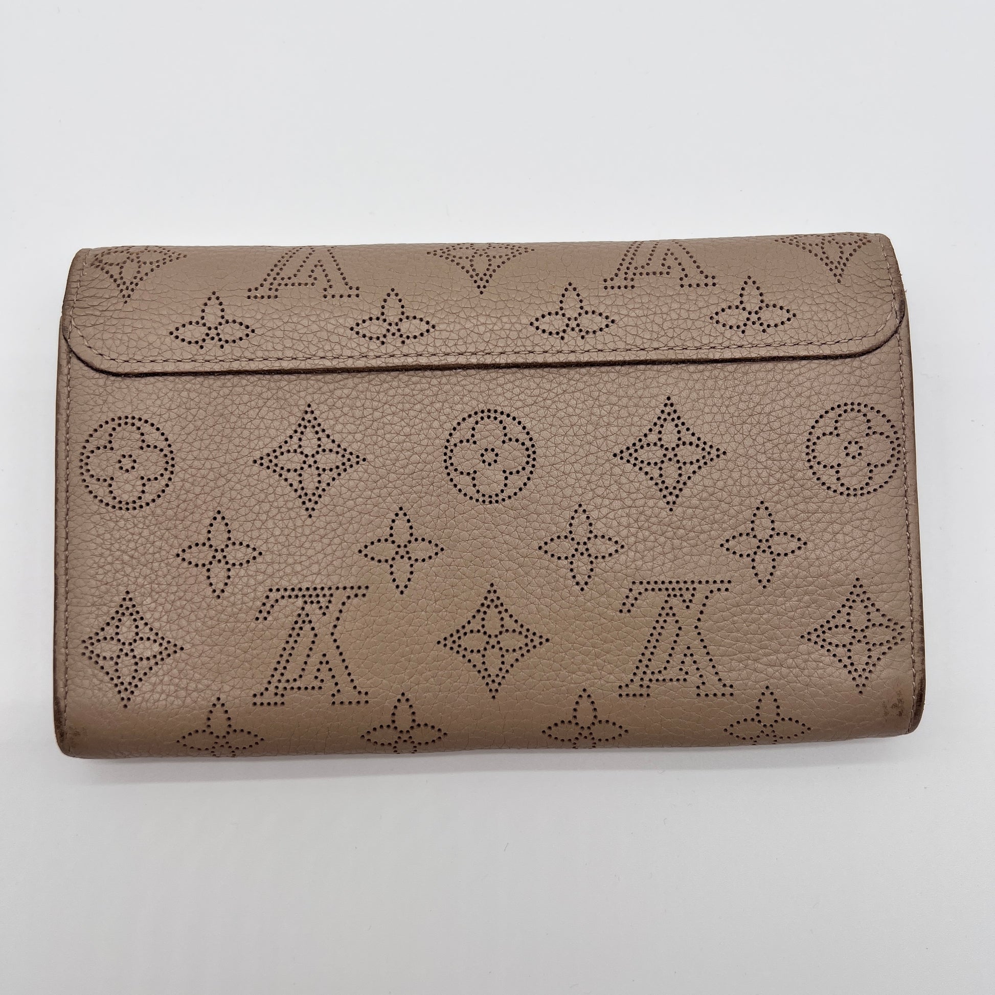 Gray Mahina Monogram Iris Wallet