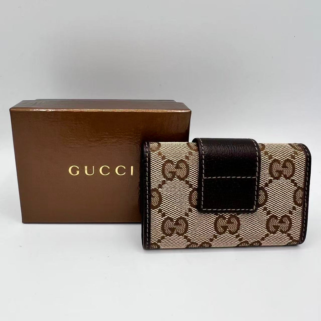 Horsebit Guccissima Canvas 6 Key Holder