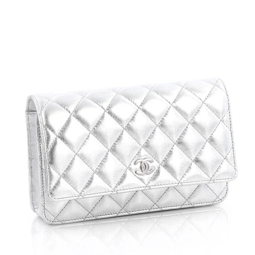 Wallet on Chain Quilted Lambskin Twins