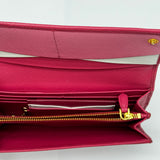 Continental Wallet Saffiano Leather Long