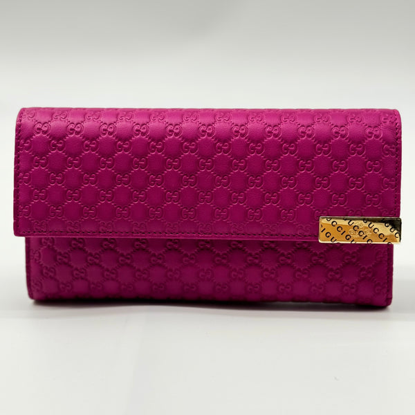 Soft Microguccissima Dice Chain Wallet