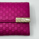 Soft Microguccissima Dice Chain Wallet