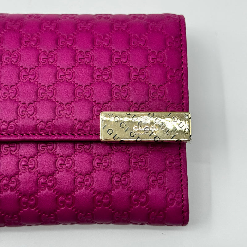 Soft Microguccissima Dice Chain Wallet