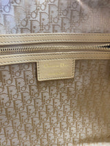 Christian Dior Lady Dior Bag Cannage Quilt Patent Large Beige