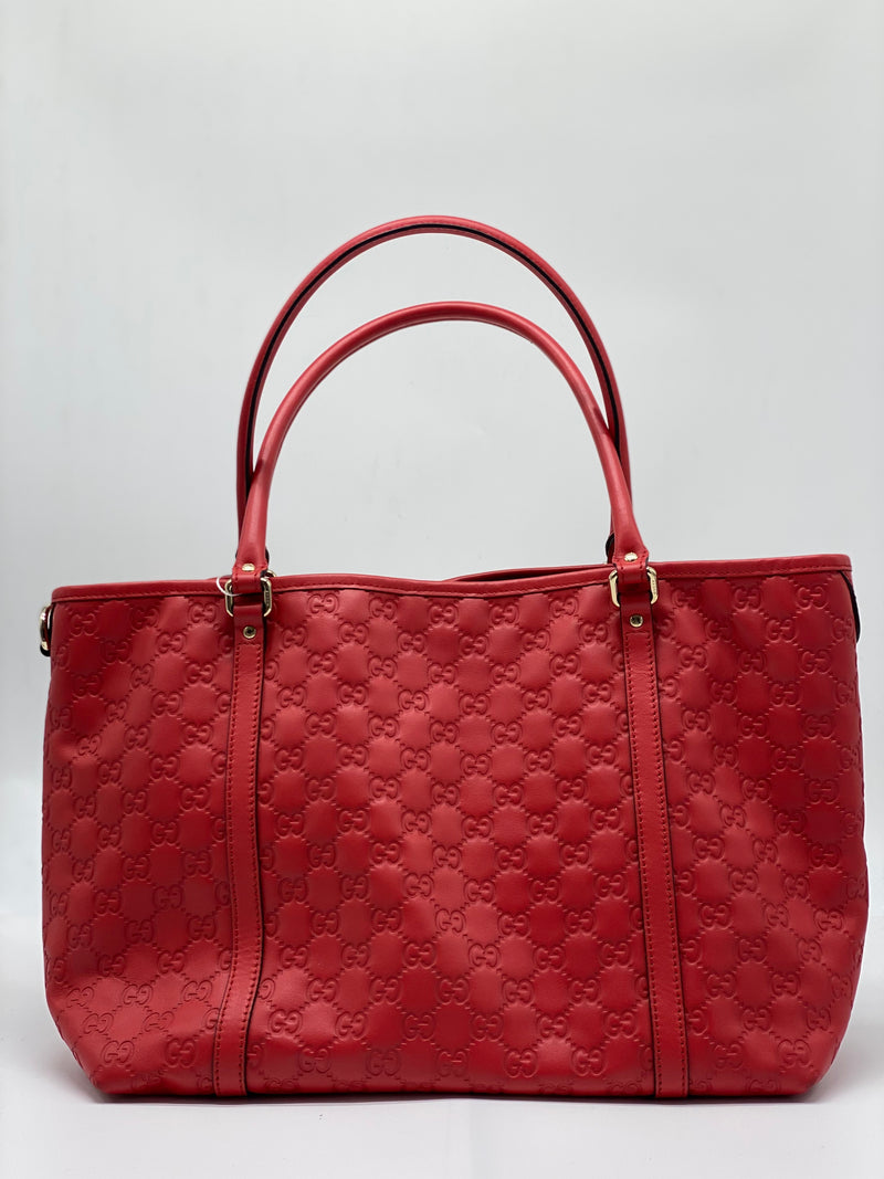 GG Leather Guccissima Large Tote