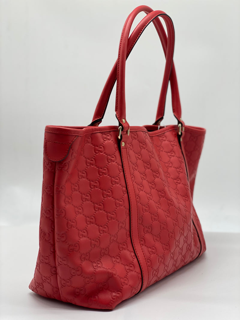 GG Leather Guccissima Large Tote