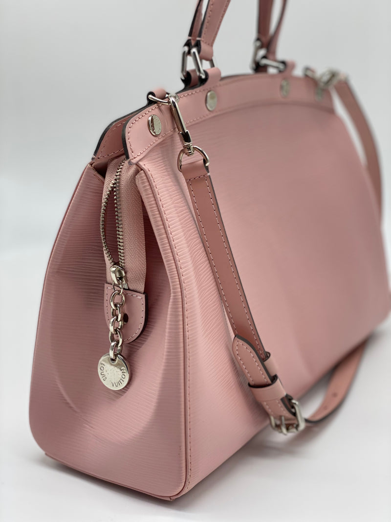 Brea Pink Handbag Epi Leather MM