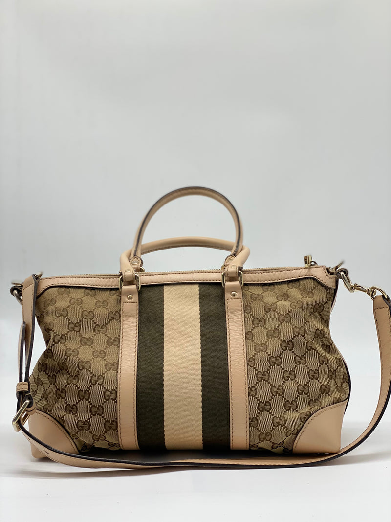 Gucci GG CANVAS BOSTON BAG