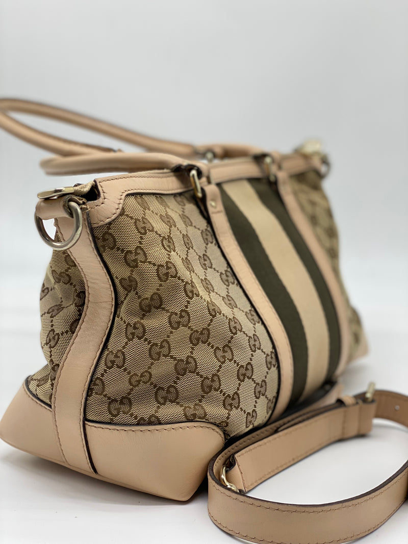 Gucci GG CANVAS BOSTON BAG