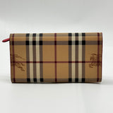 Leather Haymarket Check Coated Canvas Harris Wallet