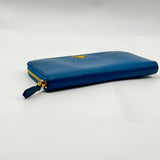 Zip Around Wallet Saffiano Leather Long