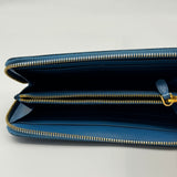 Zip Around Wallet Saffiano Leather Long