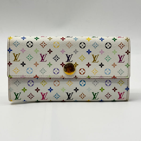 LOUIS VUITTON SARAH MULTICOLOR BIFOLD MONOGRAM WALLET