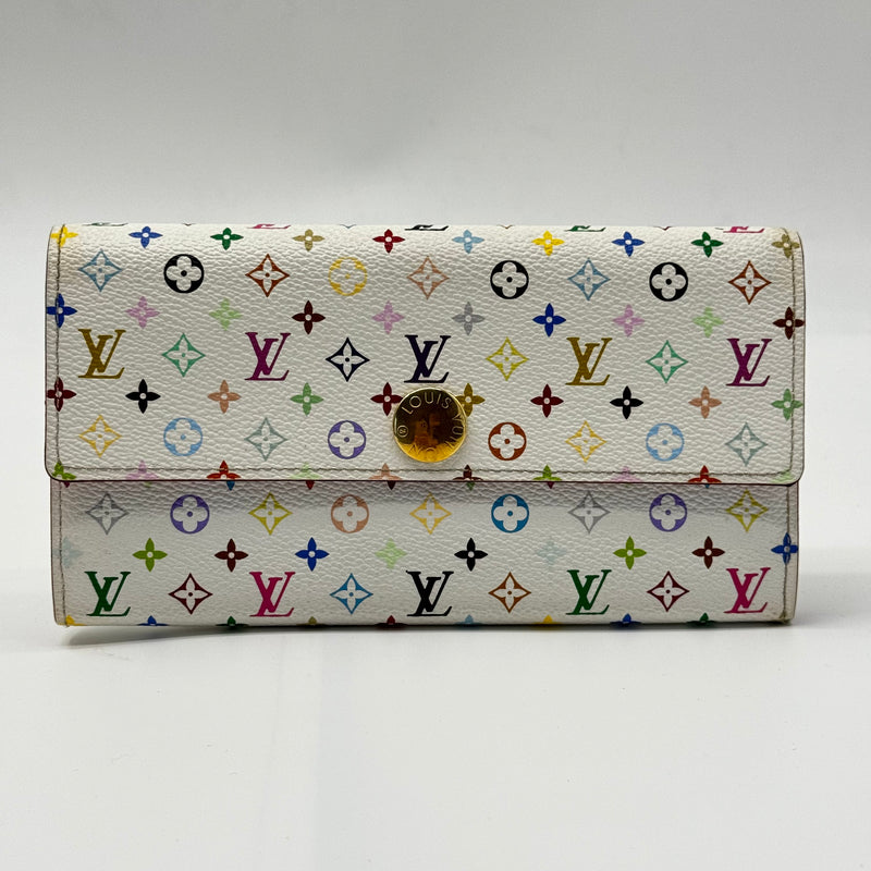 LOUIS VUITTON SARAH MULTICOLOR BIFOLD MONOGRAM WALLET