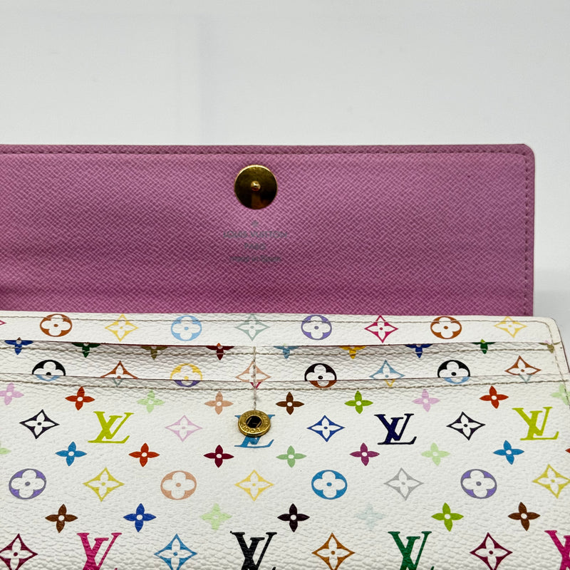 LOUIS VUITTON SARAH MULTICOLOR BIFOLD MONOGRAM WALLET