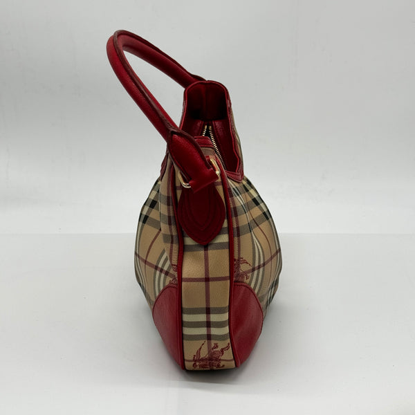 Burberry Haymarket Check Hernville Hobo Bag