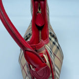 Burberry Haymarket Check Hernville Hobo Bag