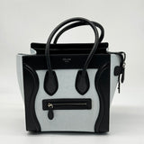 Celine Bicolor Luggage Bag Leather Micro