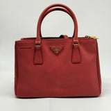 Prada Galleria Double Zip Tote Saffiano Leather