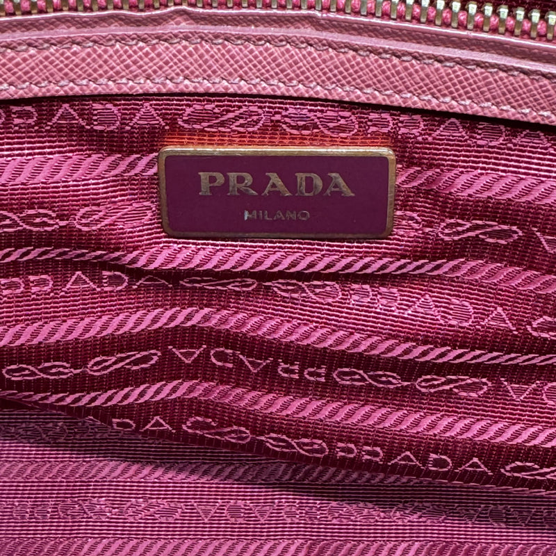 Prada Galleria Double Zip Tote Saffiano Leather