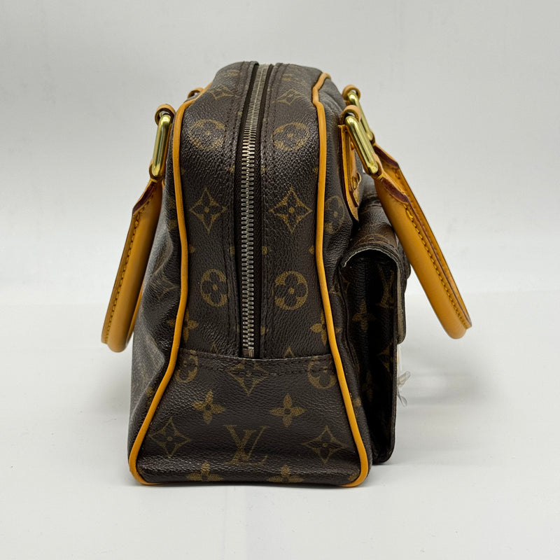 Louis Vuitton Manhattan Handbag Monogram Canvas PM