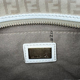 FENDI Zucchino Leather-trimmed Shoulder Bag