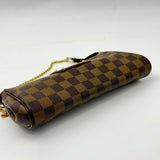 Louis Vuitton Eva Handbag Damier Brown Leather