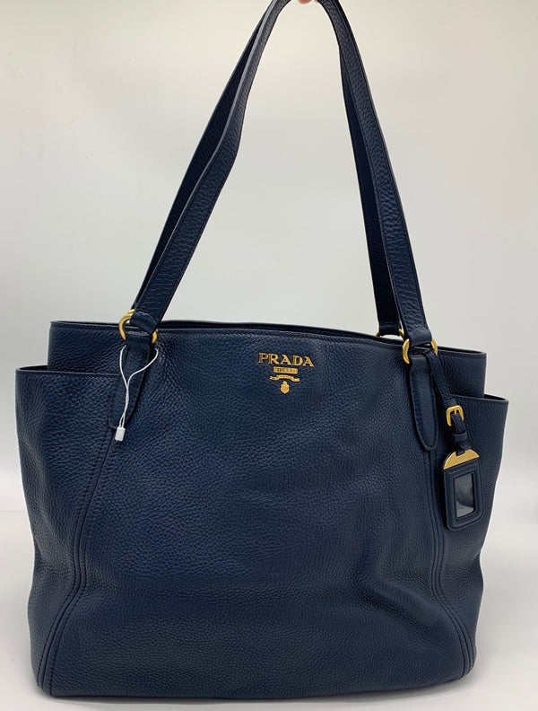 Prada Convertible Shopper Tote Vitello Daino Large