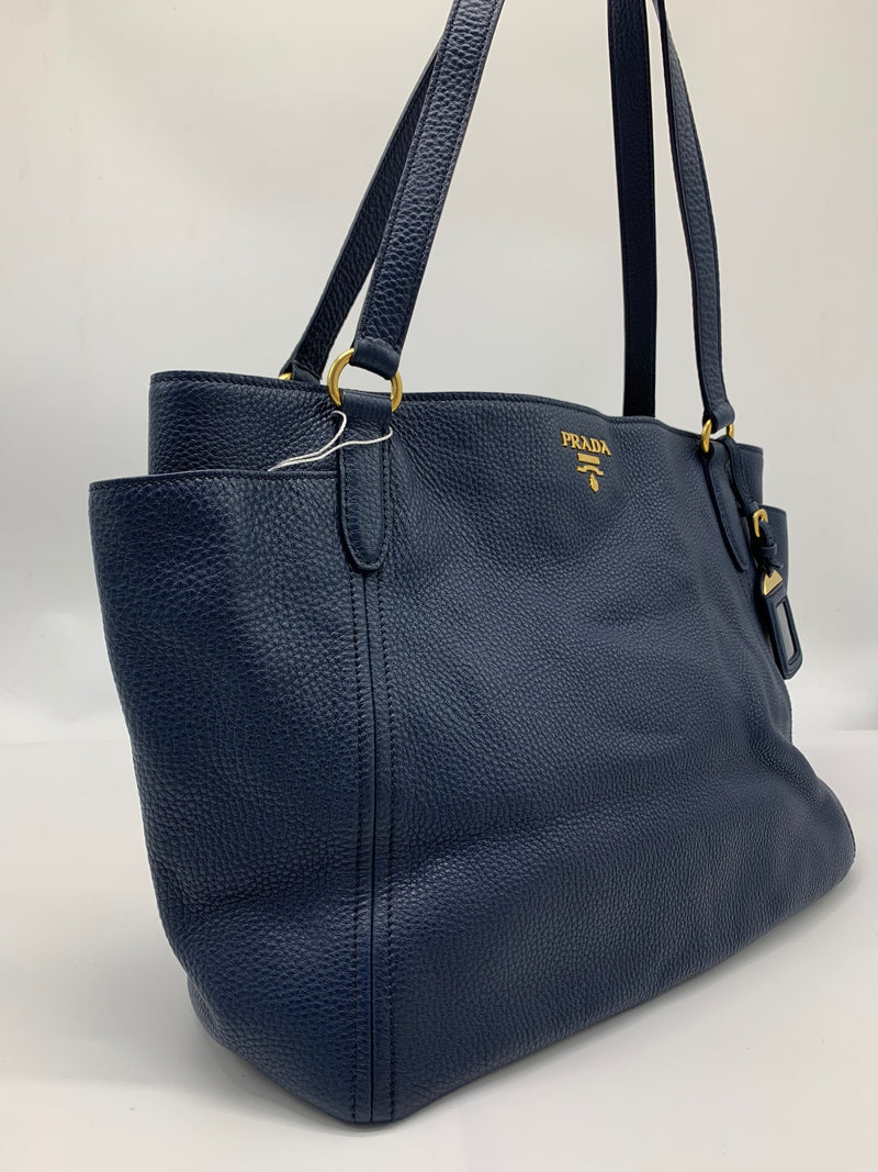 Prada Convertible Shopper Tote Vitello Daino Large