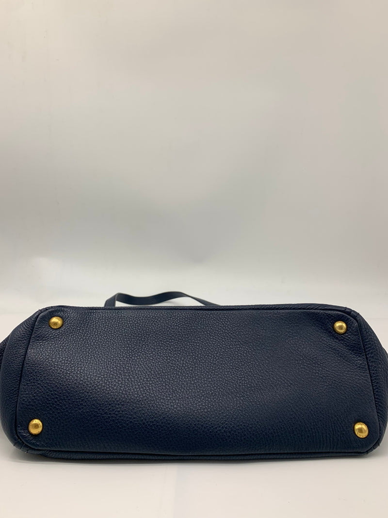 Prada Convertible Shopper Tote Vitello Daino Large