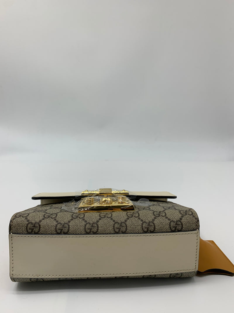 GUCCI  Padlock Canvas Handbag