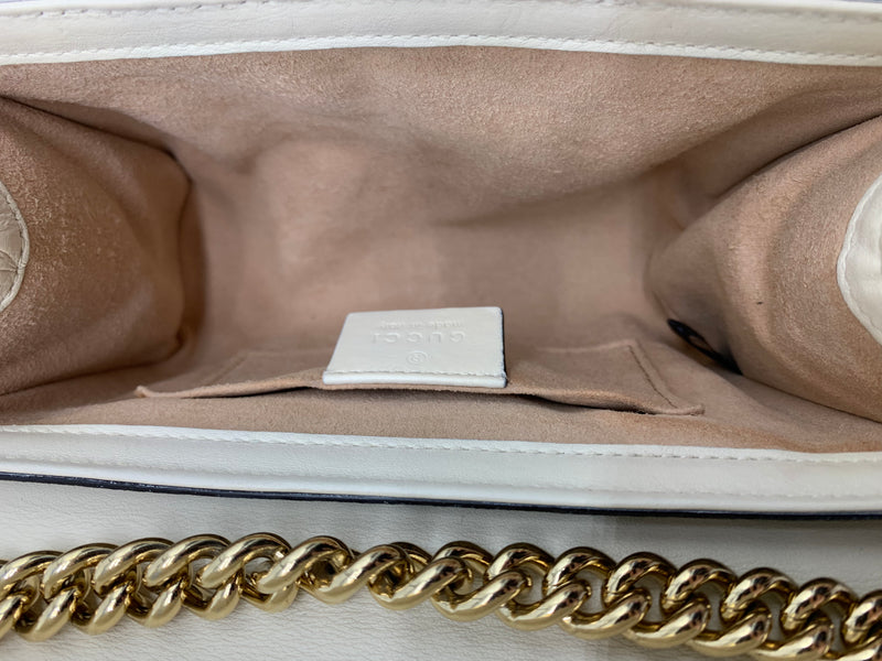 GUCCI  Padlock Canvas Handbag