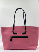 Monster Roll Tote Leather Medium Pink