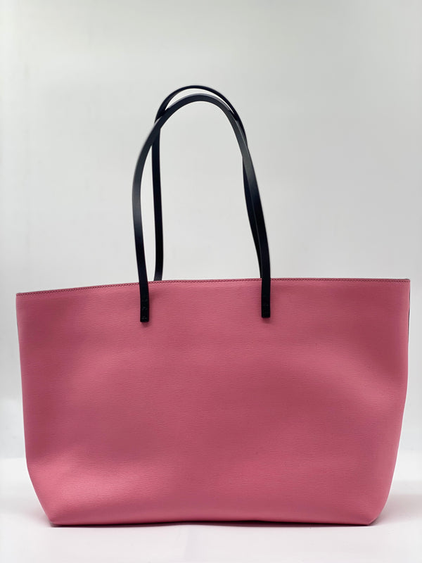 Monster Roll Tote Leather Medium Pink