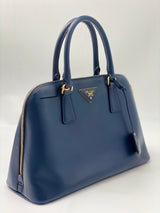 PRADA Saffiano Vernice Leather Handbag