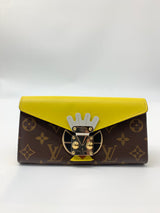 Louis Vuitton Tribal Mask Sarah Wallet Monogram Canvas and Leather