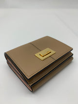 Fendi Leather Peekaboo Trifold Wallet