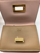 Fendi Leather Peekaboo Trifold Wallet