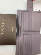 Gucci Purple Guccissima Leather Compact Wallet