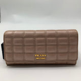 Prada Quilted Leather Wallet Portafoglio