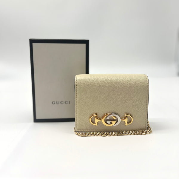 Gucci Zumi Wallet On Chain - White Mini