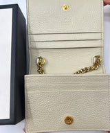 Gucci Zumi Wallet On Chain - White Mini