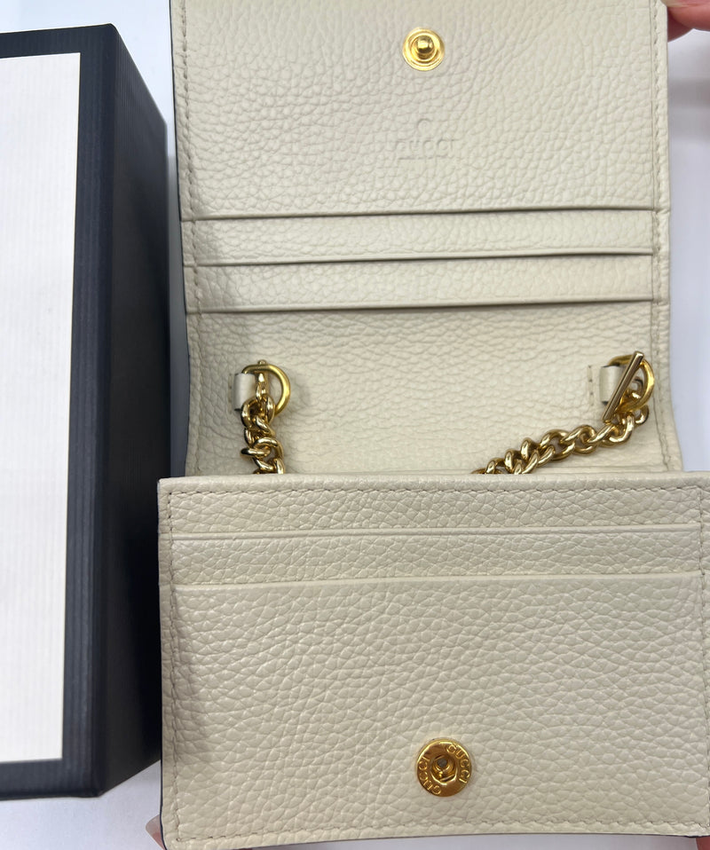 Gucci Zumi Wallet On Chain - White Mini