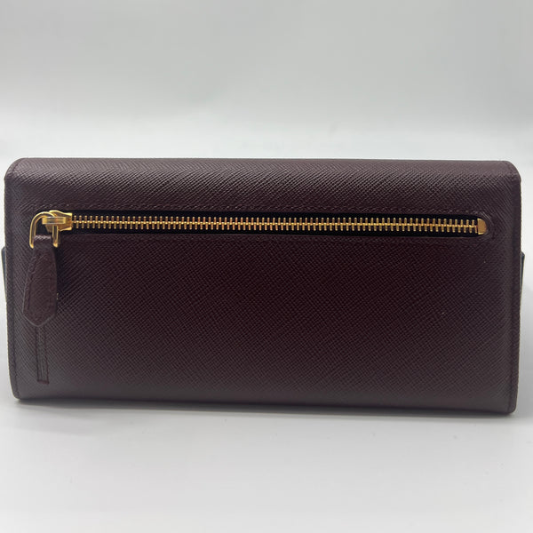 Prada Continental Wallet Saffiano Leather Long