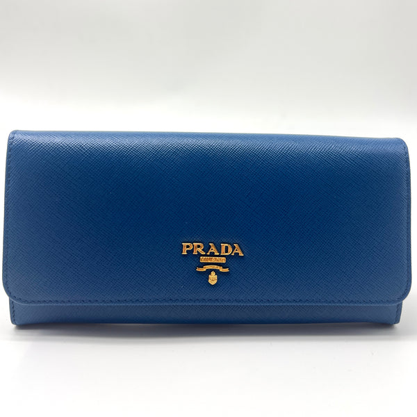 Prada Continental Wallet Saffiano Leather Long