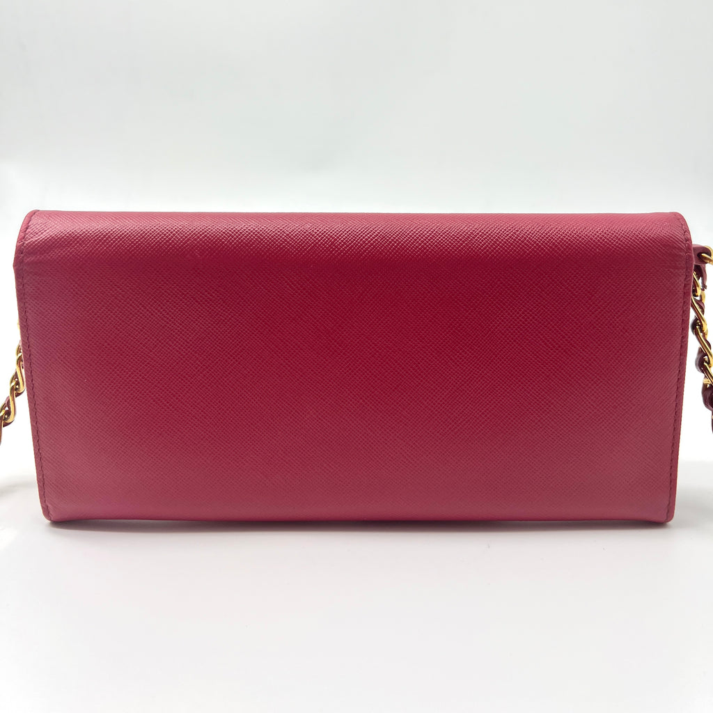 Prada Saffiano Wallet On Chain