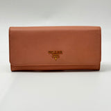 Prada Flap Wallet Saffiano Leather Long