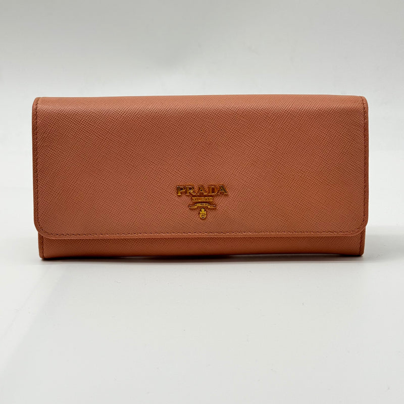 Prada Flap Wallet Saffiano Leather Long