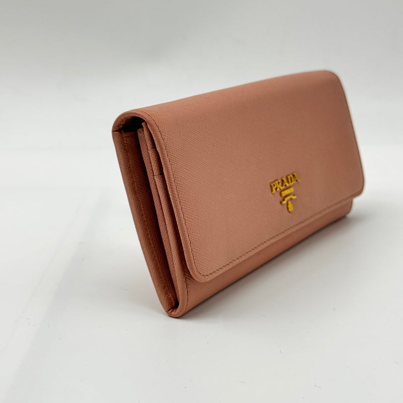 Prada Flap Wallet Saffiano Leather Long