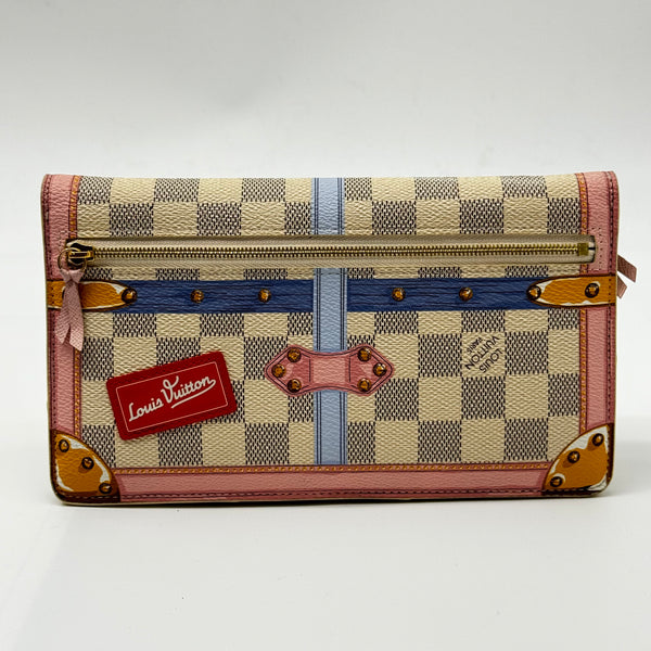 Louis Vuitton Weekend Pochette Limited Edition Damier Summer Trunks